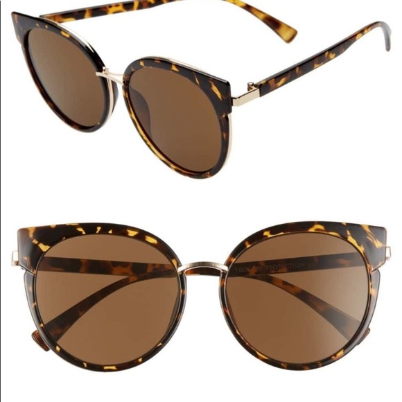 BP. 54mm round cat-eye sunglasses -brown/women - Picture 4 of 8